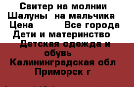 Свитер на молнии “Шалуны“ на мальчика › Цена ­ 500 - Все города Дети и материнство » Детская одежда и обувь   . Калининградская обл.,Приморск г.